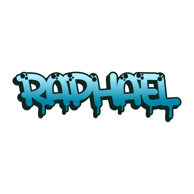 Graffiti prénom Raphael
