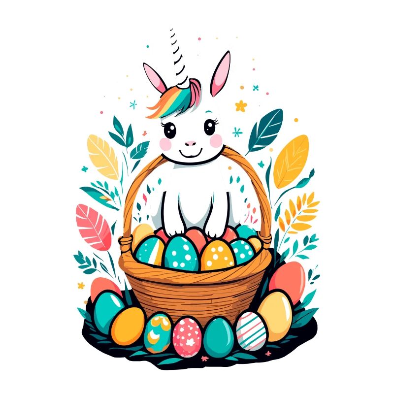 Funny Unicorn Easter Bunny Cute Easter Unicorn