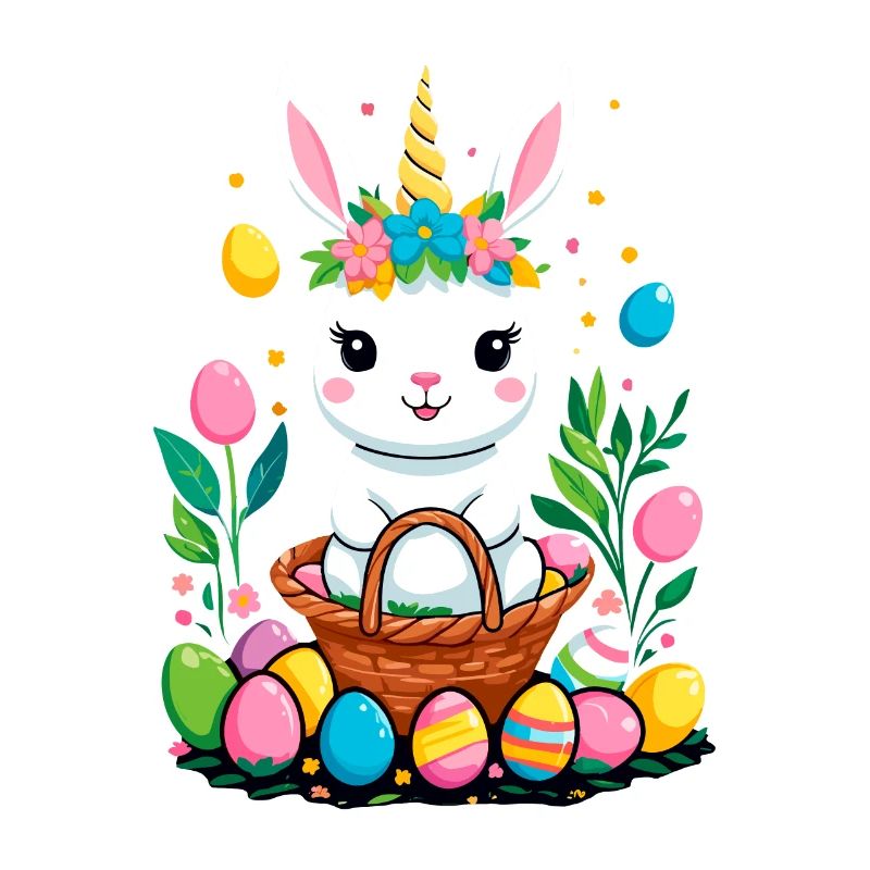 Funny Unicorn Easter Bunny Cute Easter Unicorn