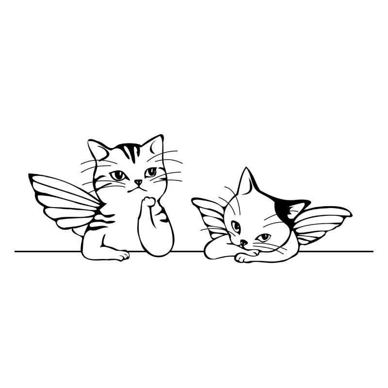 idée cadeau de chat Ange