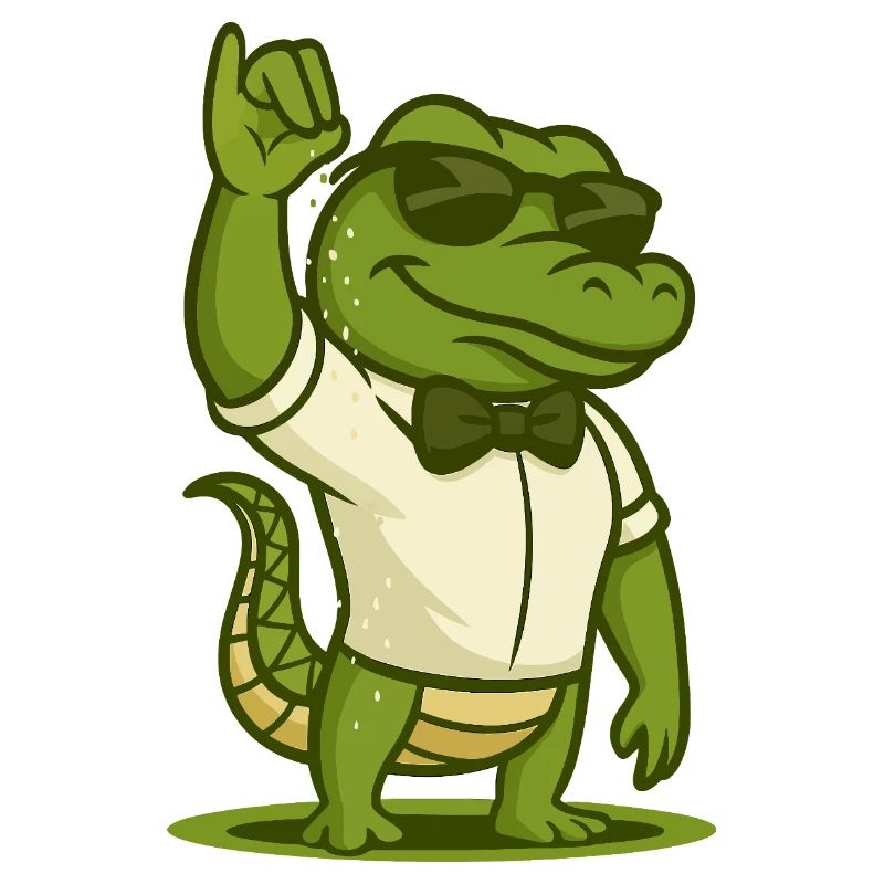 Salt Shaker Crocodile