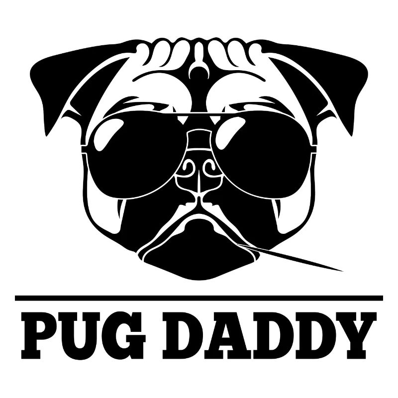 PUG Daddy Pug Tshirt