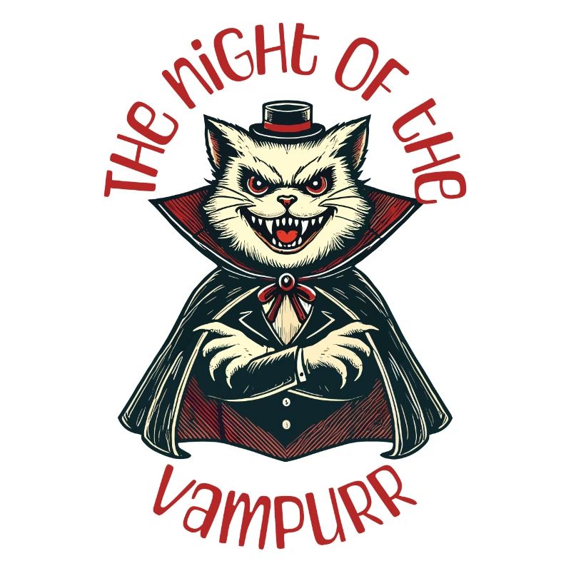 Chat vampire La nuit du vampire