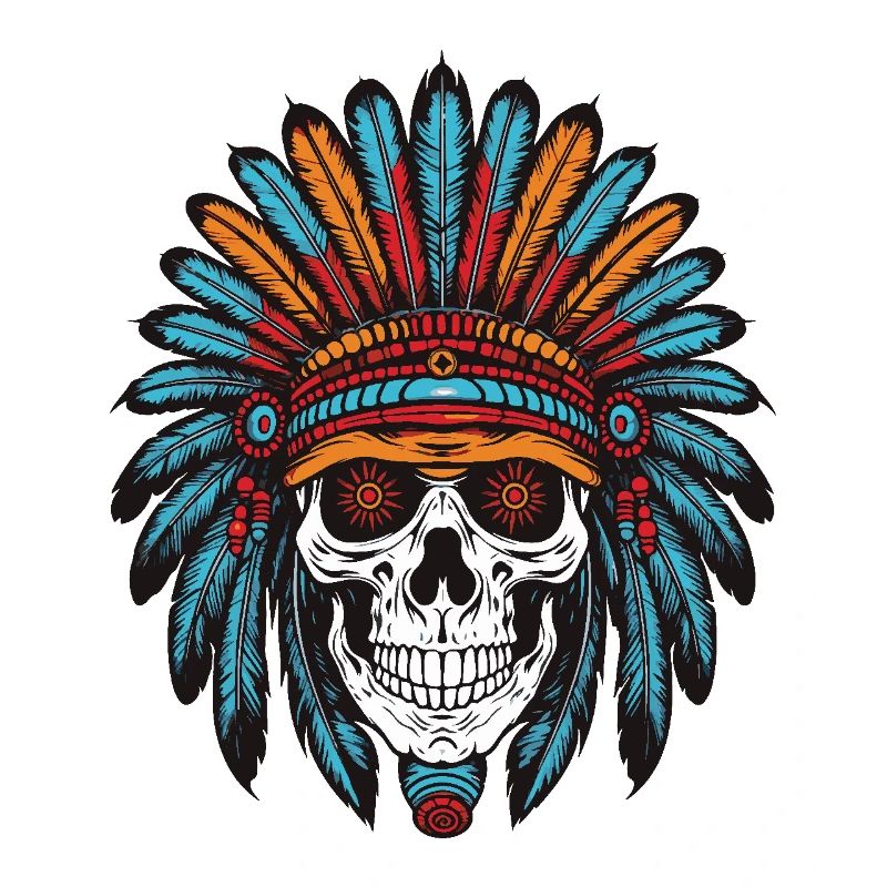 Crâne de chef indien Apache