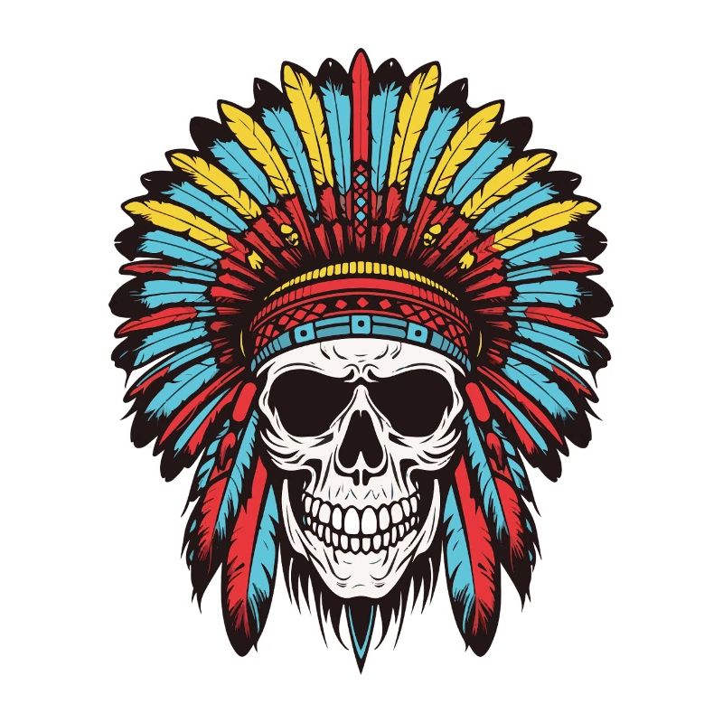 Crâne de chef indien Apache