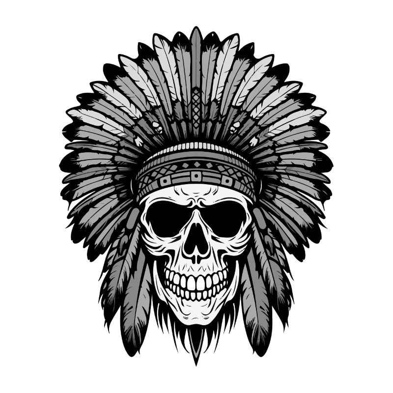 Crâne de chef indien Apache