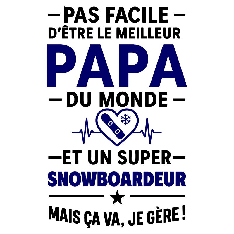Heart + Snowboard – Super Snowboarder Dad