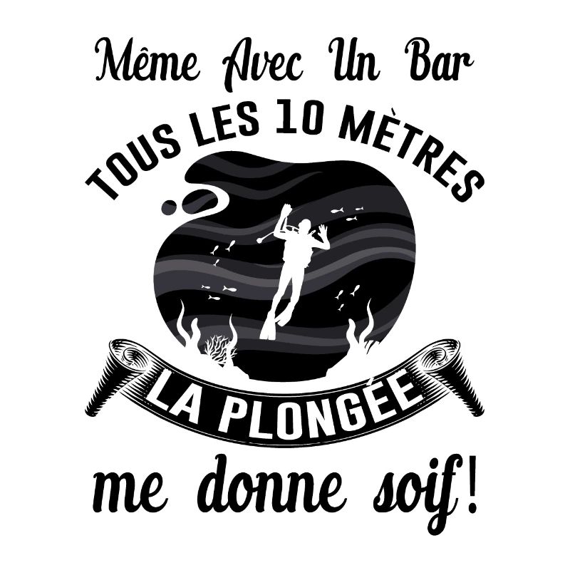 Plongée Sous Marine Mer Idée Cadeau Plongeur Océan