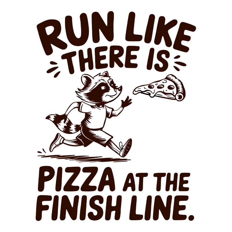 Courez comme un marathonien, pizza à l’arrivée