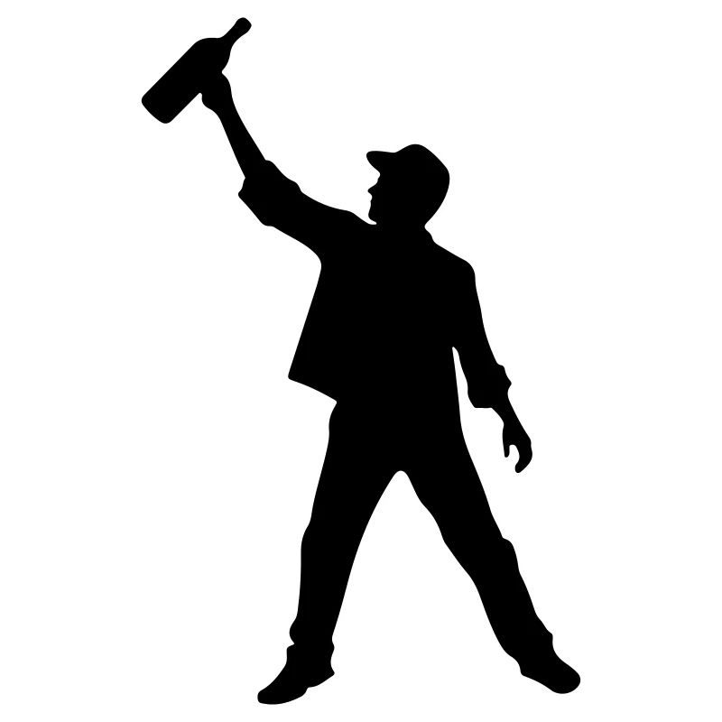 Boisson Soirée Silhouette