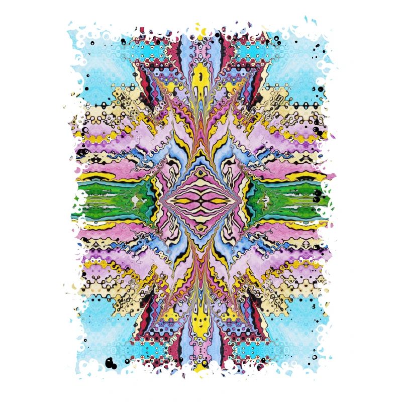 Bunte psychedelische muster - Indian summer
