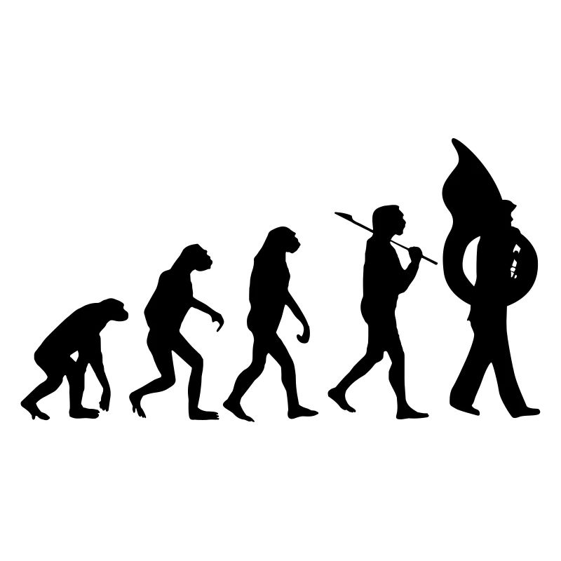 Evolution tuba marching band music