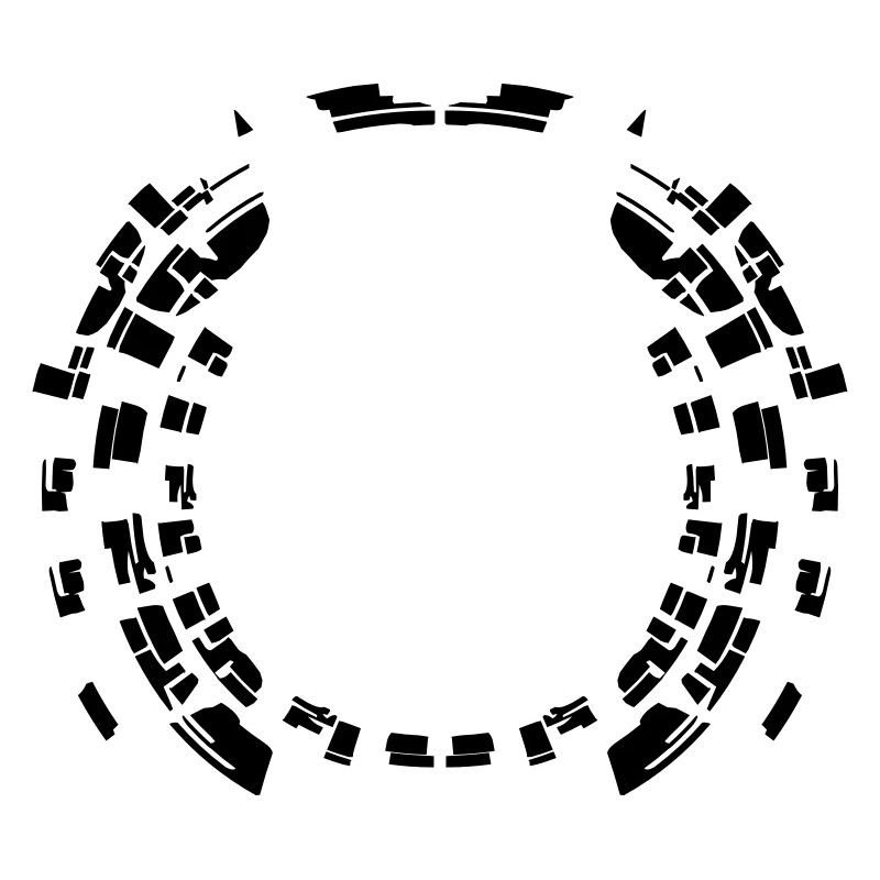 Modèle de frontière cercle rond cadre