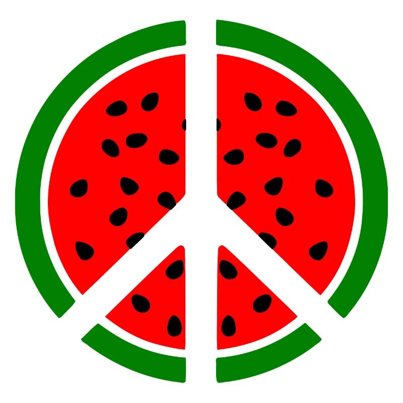 Symbole de paix pastèque