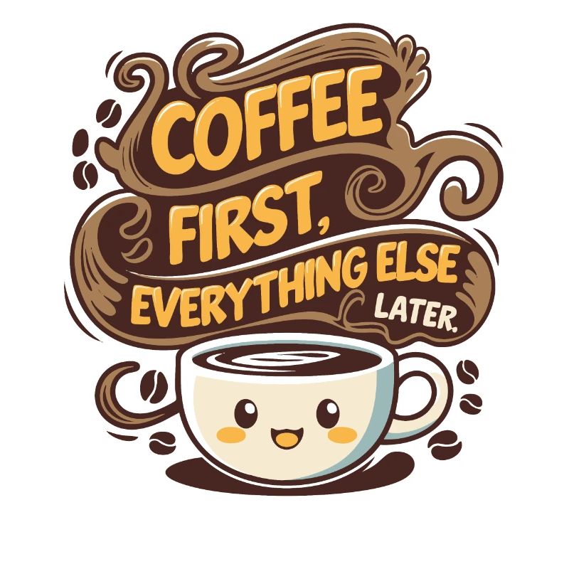 First coffee, then everything else