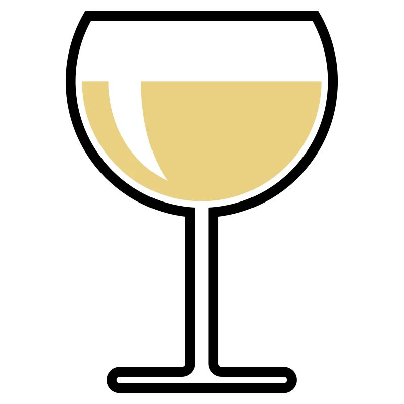Verre à vin blanc rond (Vin blanc / Vin / 2C)