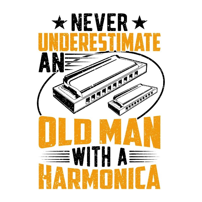Old Man With A Harmonica