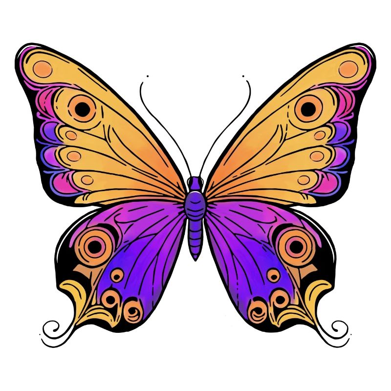Papillon Multicolore