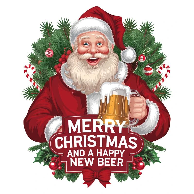 Bière Pull de Noël Buveur de bière de Noël