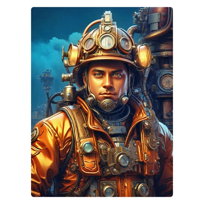 Steampunk Firefighter Man 1.28