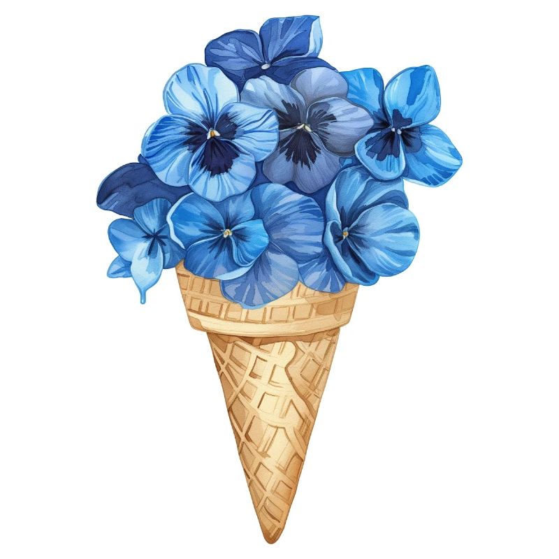 Blumiges Eis