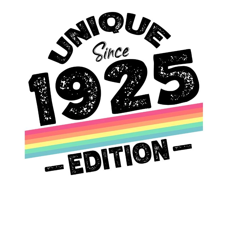 Unique Since 1925 Edition Birthday Vintage 1925