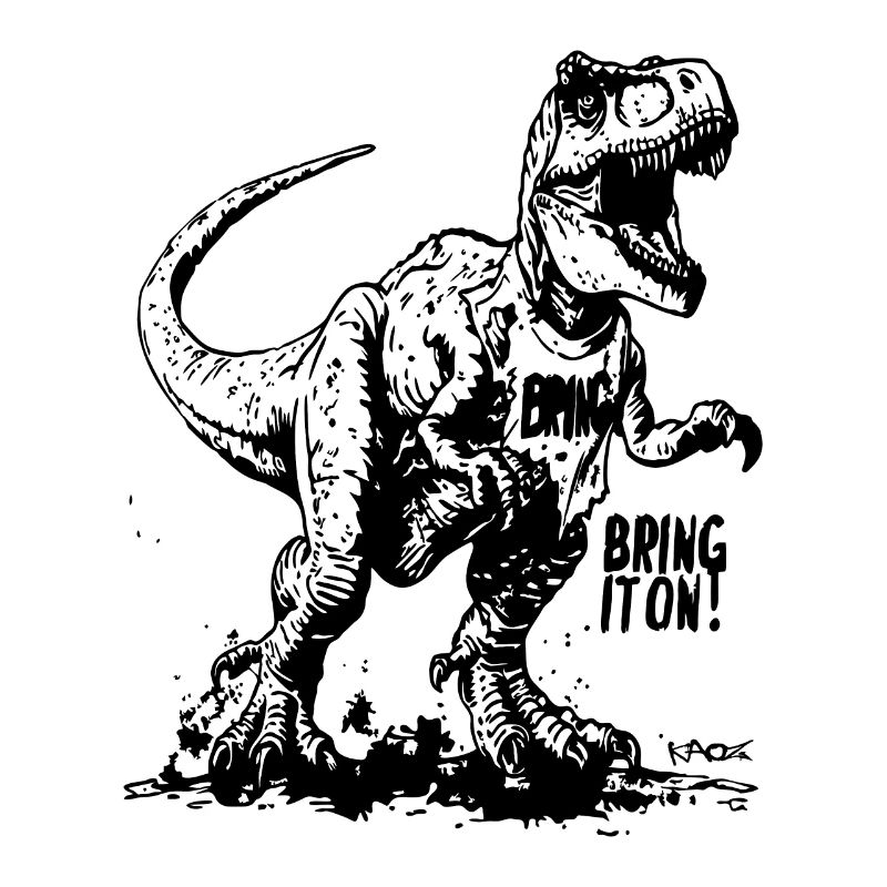 Dino Dinosaur T-Rex: Attach it!