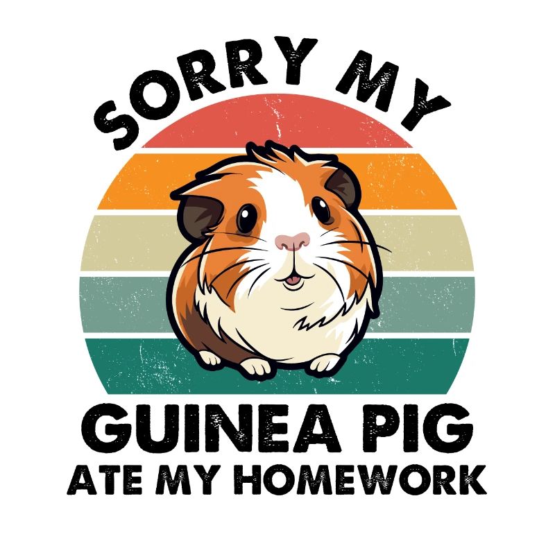 Désolé, mon cochon d’Inde a mangé mes devoirs