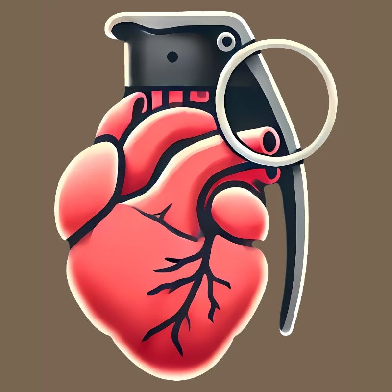 Conception de grenade à cœur explosif