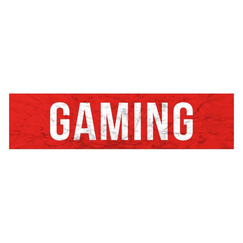Gaming - Red Block Scratch
