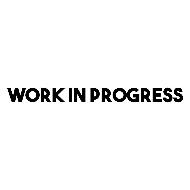 work in progress
