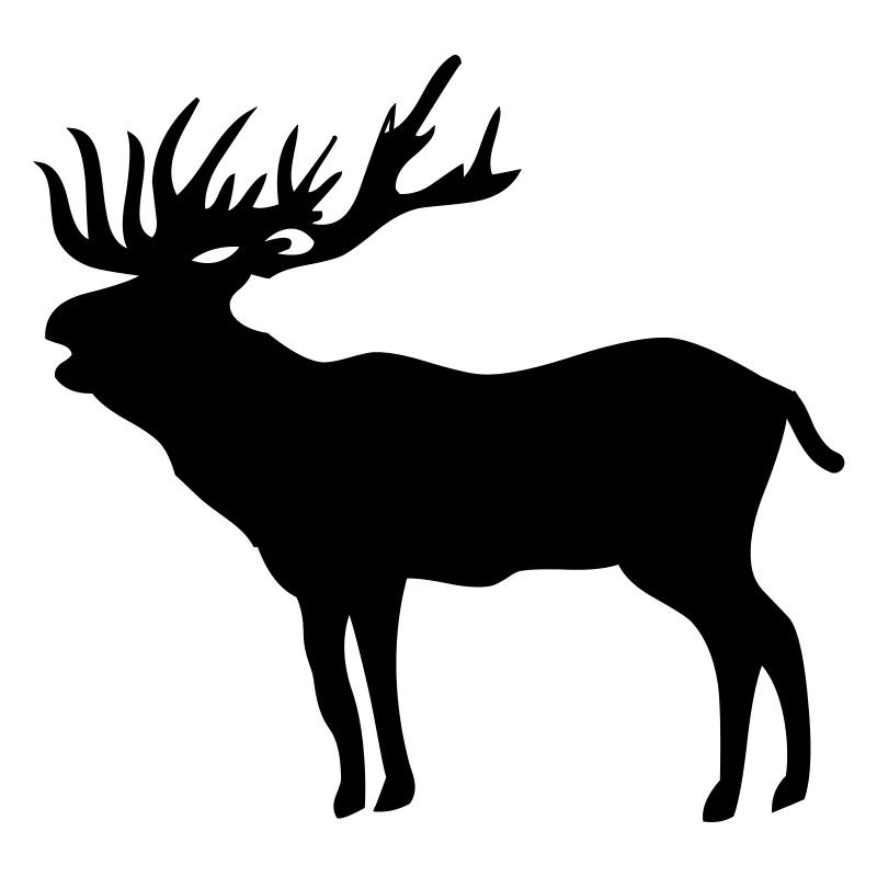 Silhouette de cerf