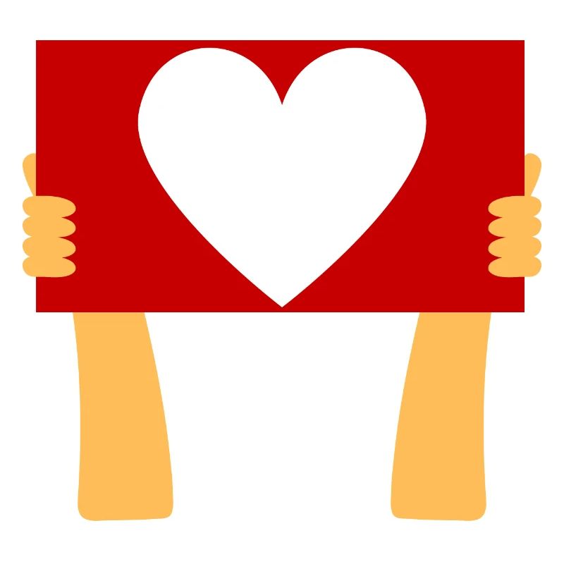 Panneau déclaration d'amour