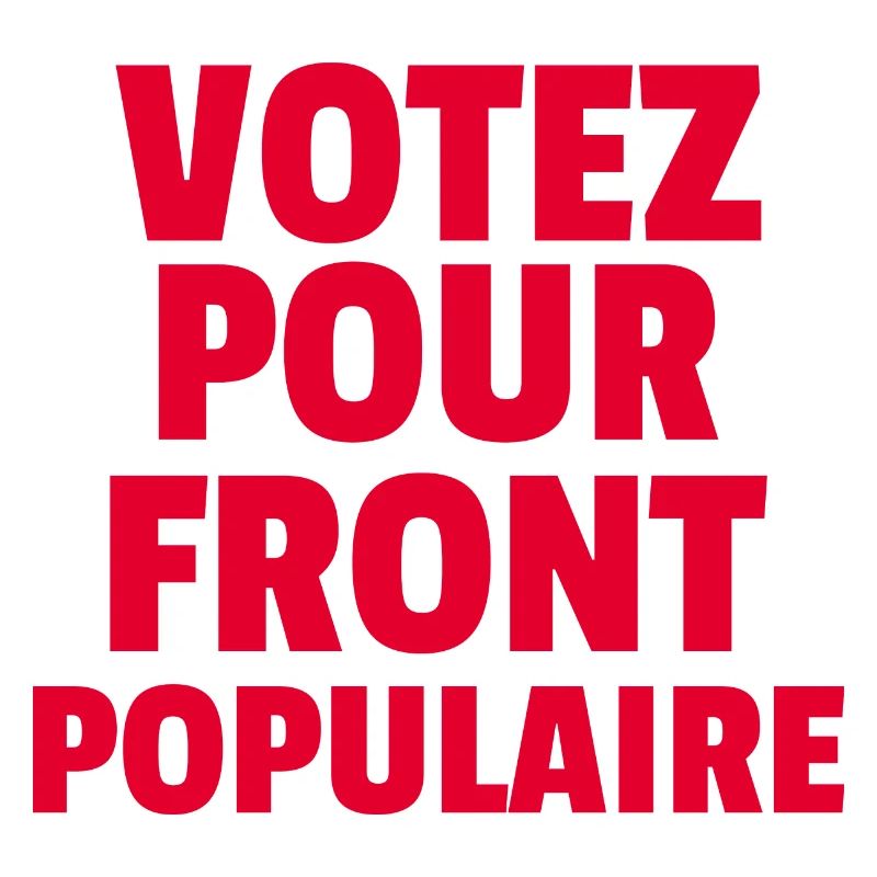 Front populaire - élections législatives 2024