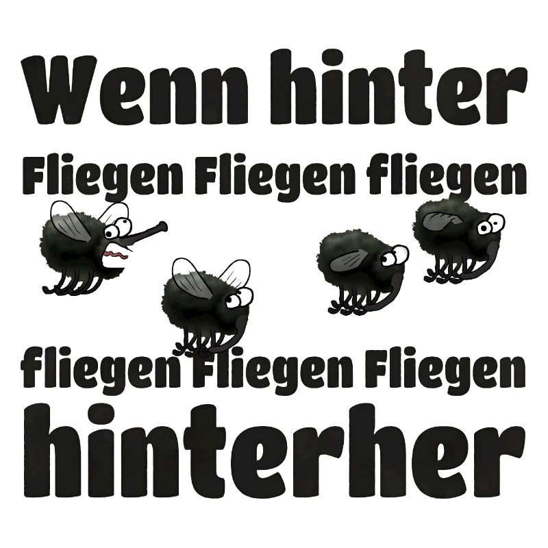 When Flies Fly Behind Flies