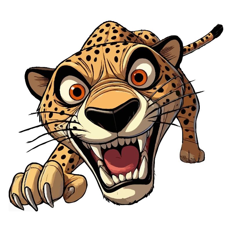 Cheetah attacks