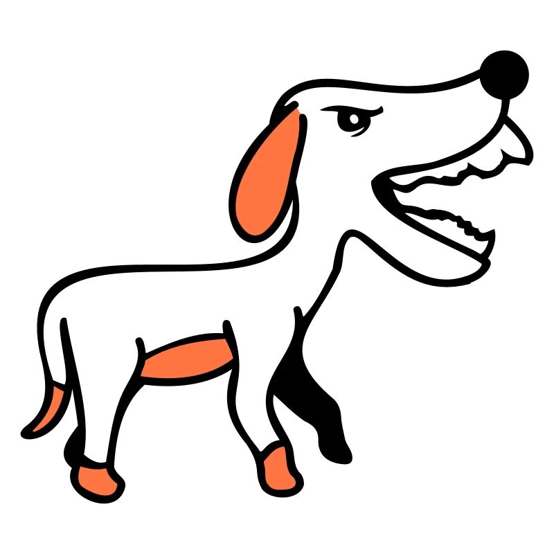 Dog, Furious, Biting, , Aggressive, Attack