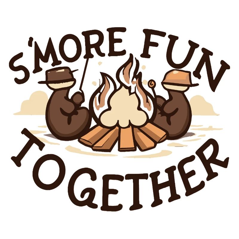Campfire Harmony: S'more Fun Together Tee