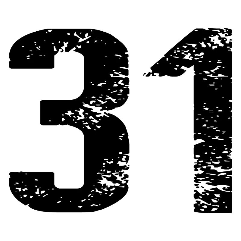 Maillot à 31 numéros