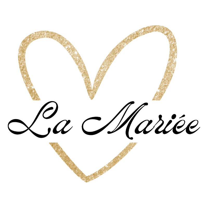La Sposa Cuore d'Oro Glitter