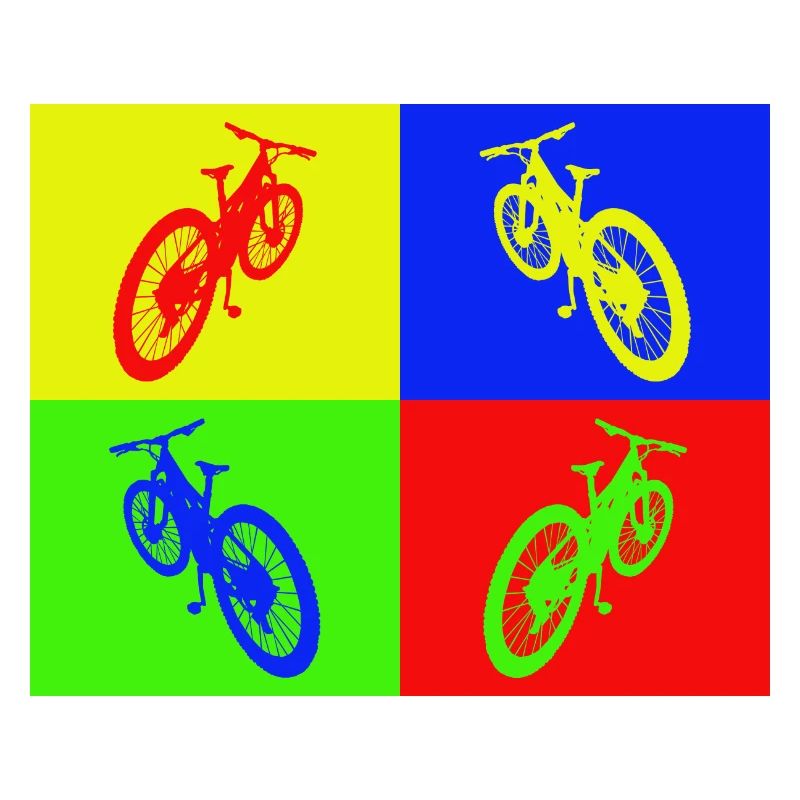 VTT Pop Art couleur