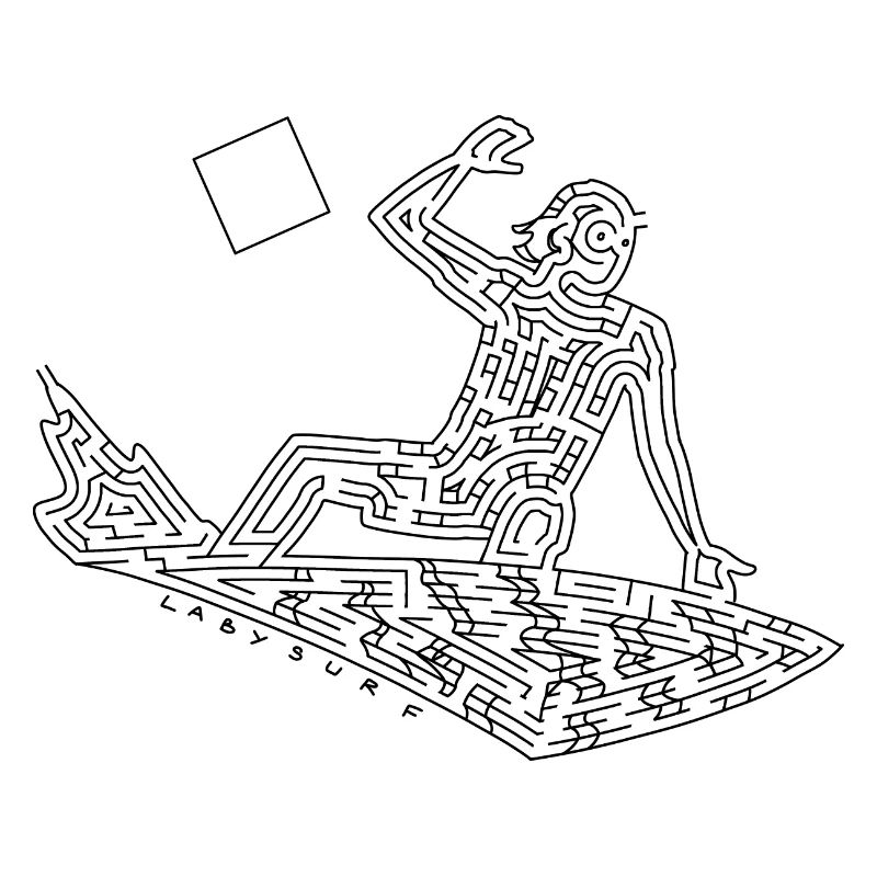 Labyrinthe Surfeur (version noire)