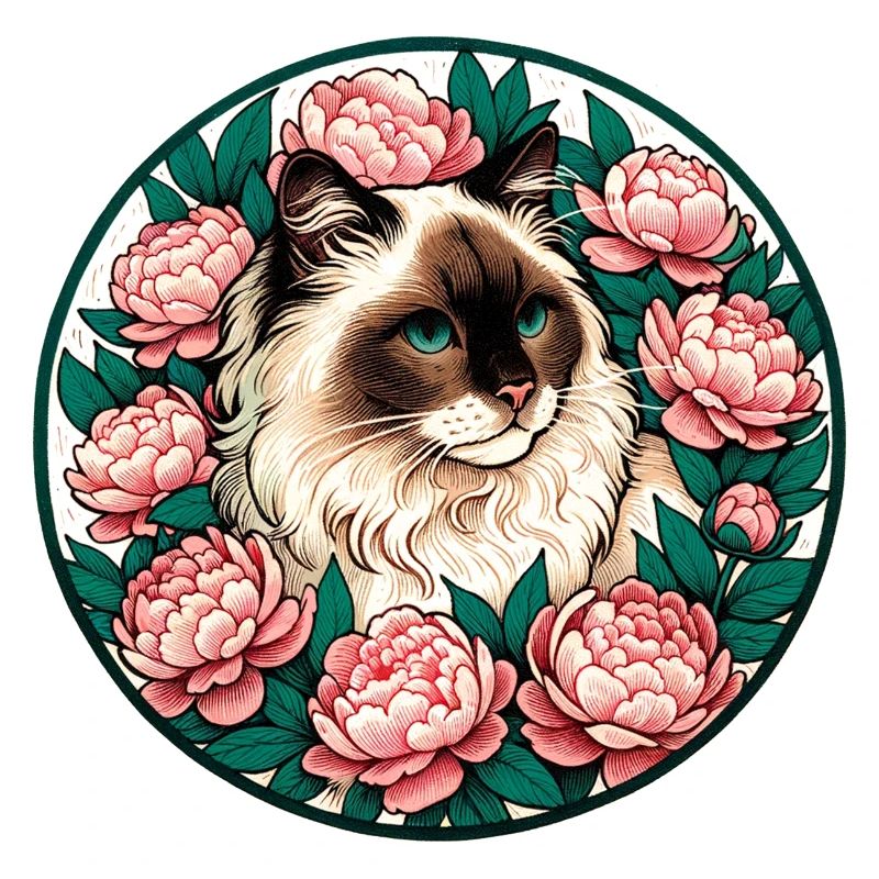 Chat de race Ragdoll
