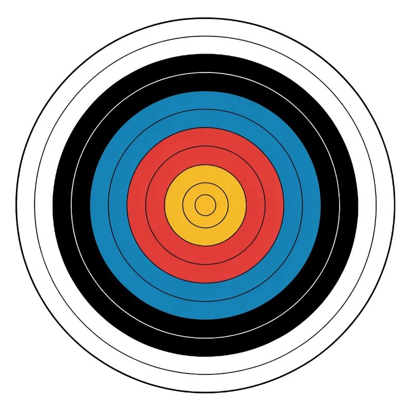 Target Archery Pop Art Graphic