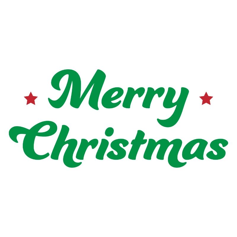 Joyeux Noël Astérisque Vert Rouge
