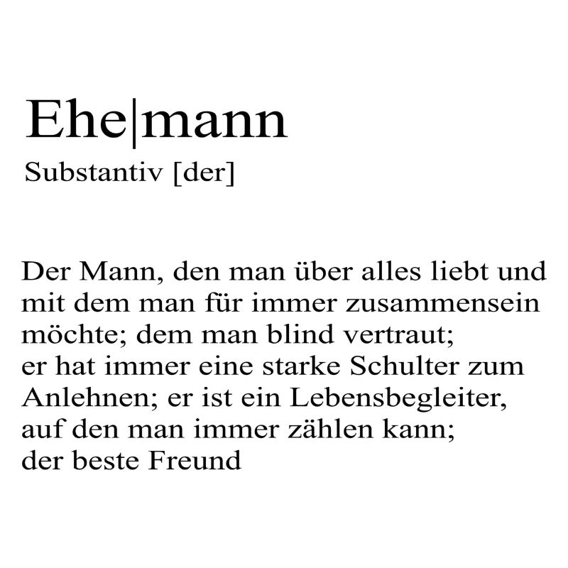 Ehemann Definition bester Freund