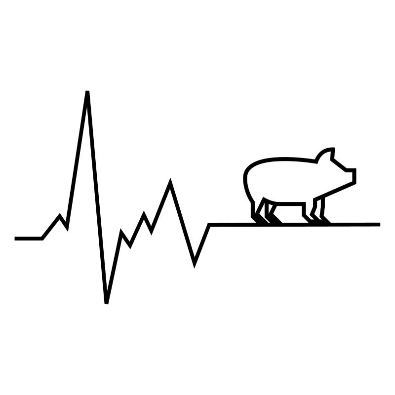 cochon de rythme cardiaque