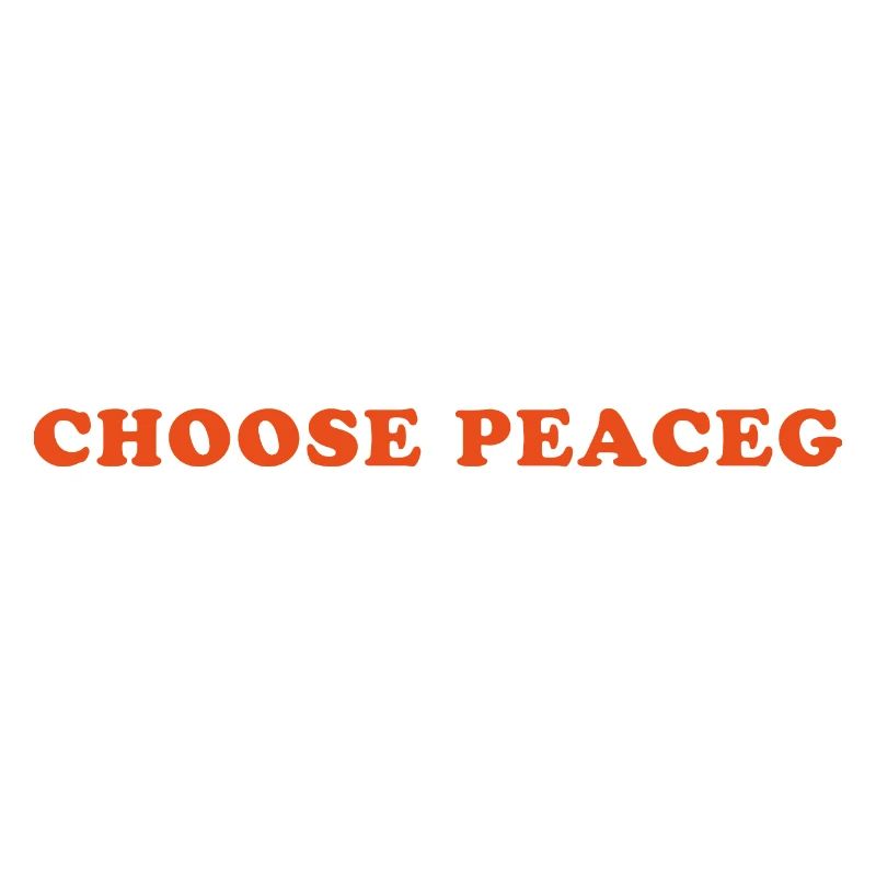Choose peace - Wähle den Frieden