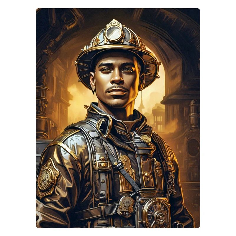 Steampunk Firefighter Man 1.8