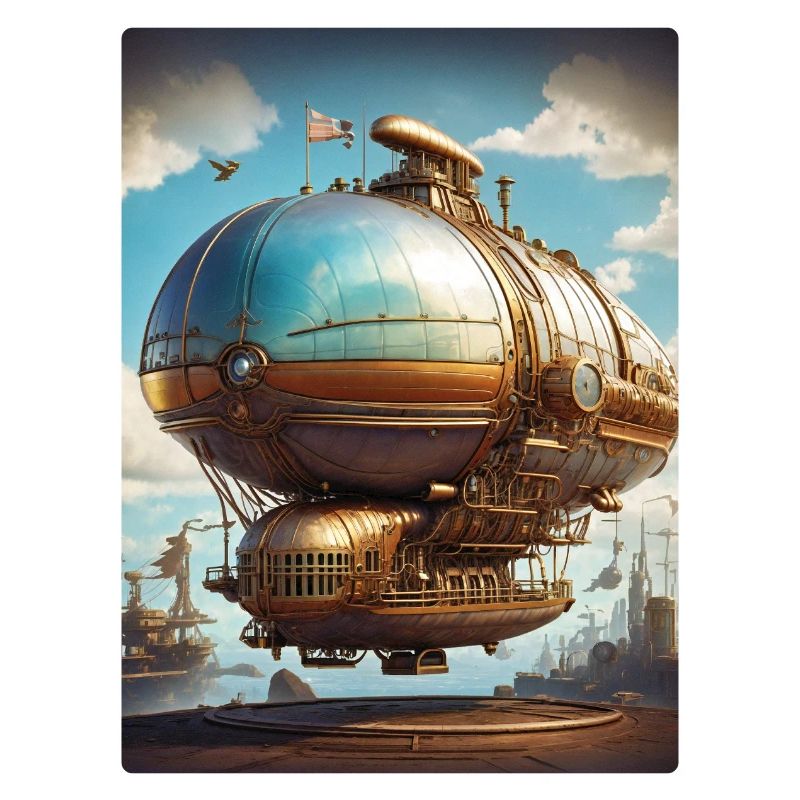Dirigeable Steampunk 1.4